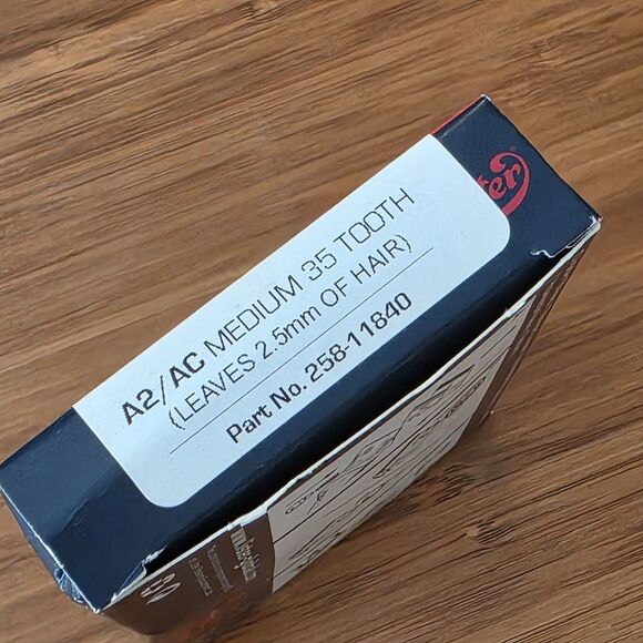 A2/AC Medium Replacement Blade 2.5mm 3/32” Lister Star Legend Liberty Fusion - Picture 3 of 6